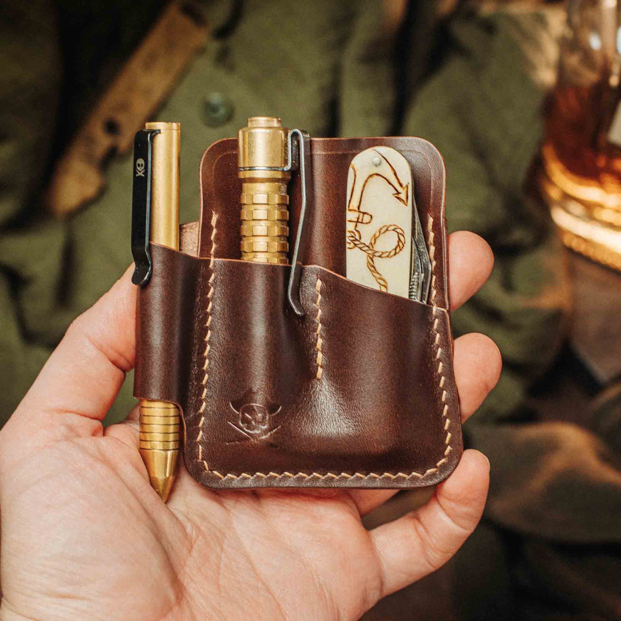 Small Pocket Organizer - First Mate Mini | Leather Pocket Slip