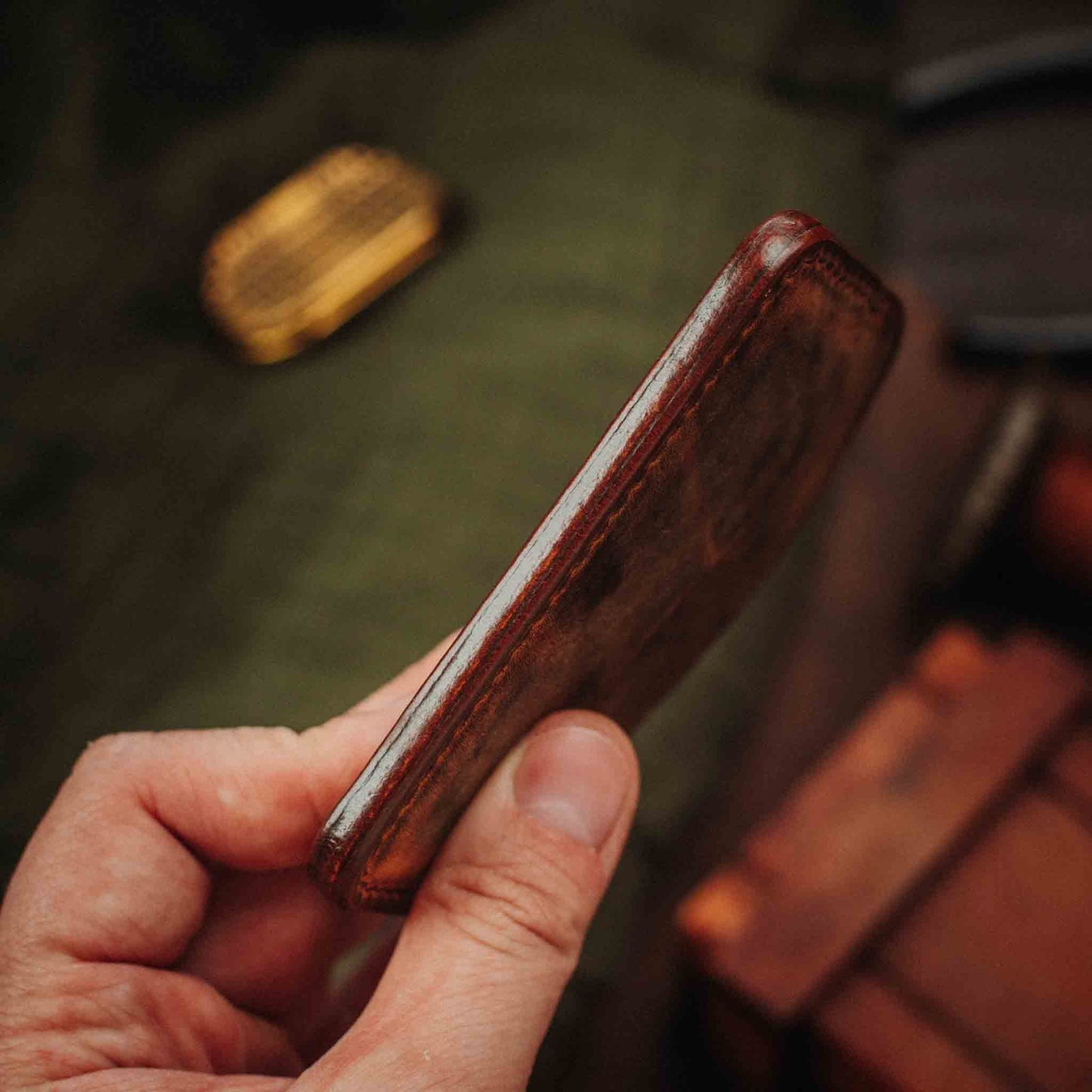 Drunken Boatswain v2 - Slim EDC Leather Wallet