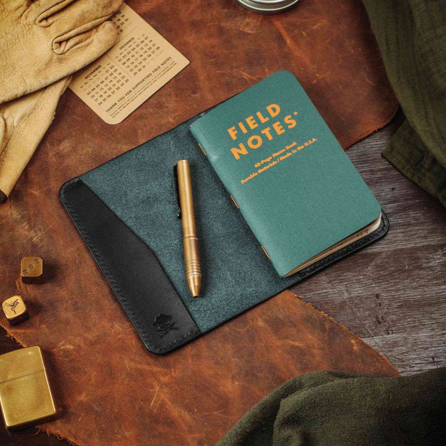 Navigator - Leather EDC Field Notes Cover