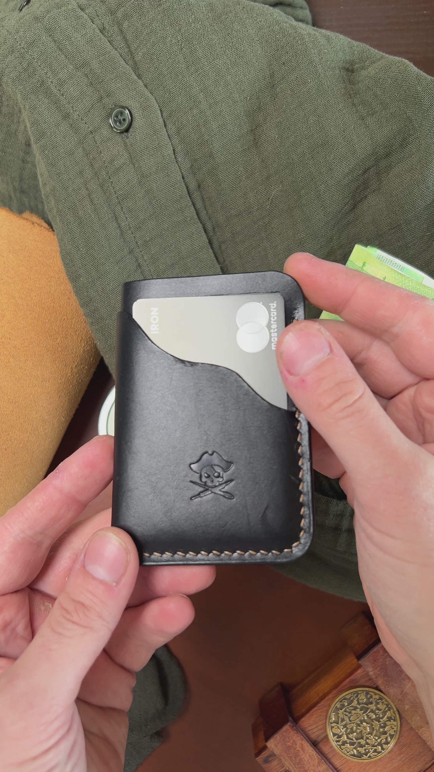 Slim Card Holder - Venturer v2 | Minimalist Leather Wallet | EDC