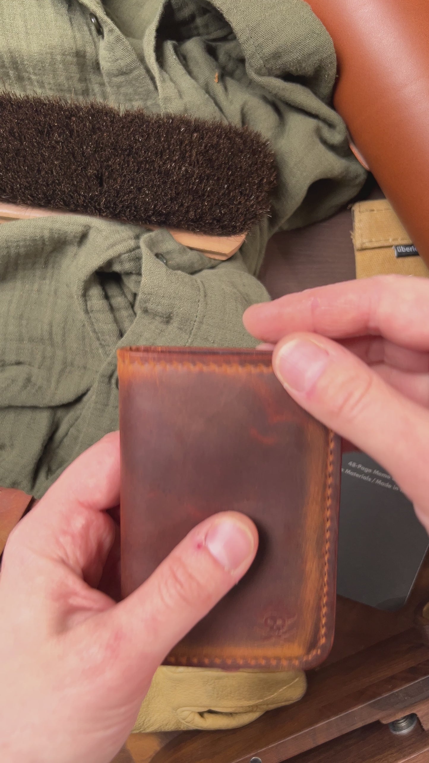 Slim Bifold Wallet - Buccaneer | Minimalist Card Holder | Handcrafted EDC