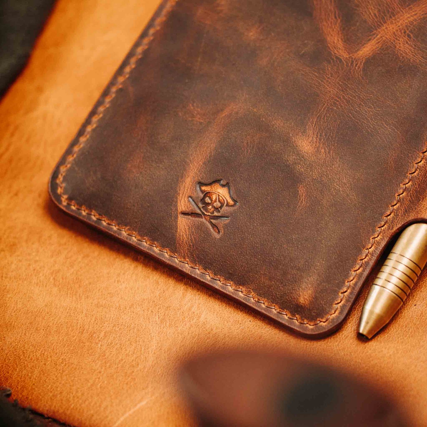 Steersman - Leather EDC Velcro Journal Cover