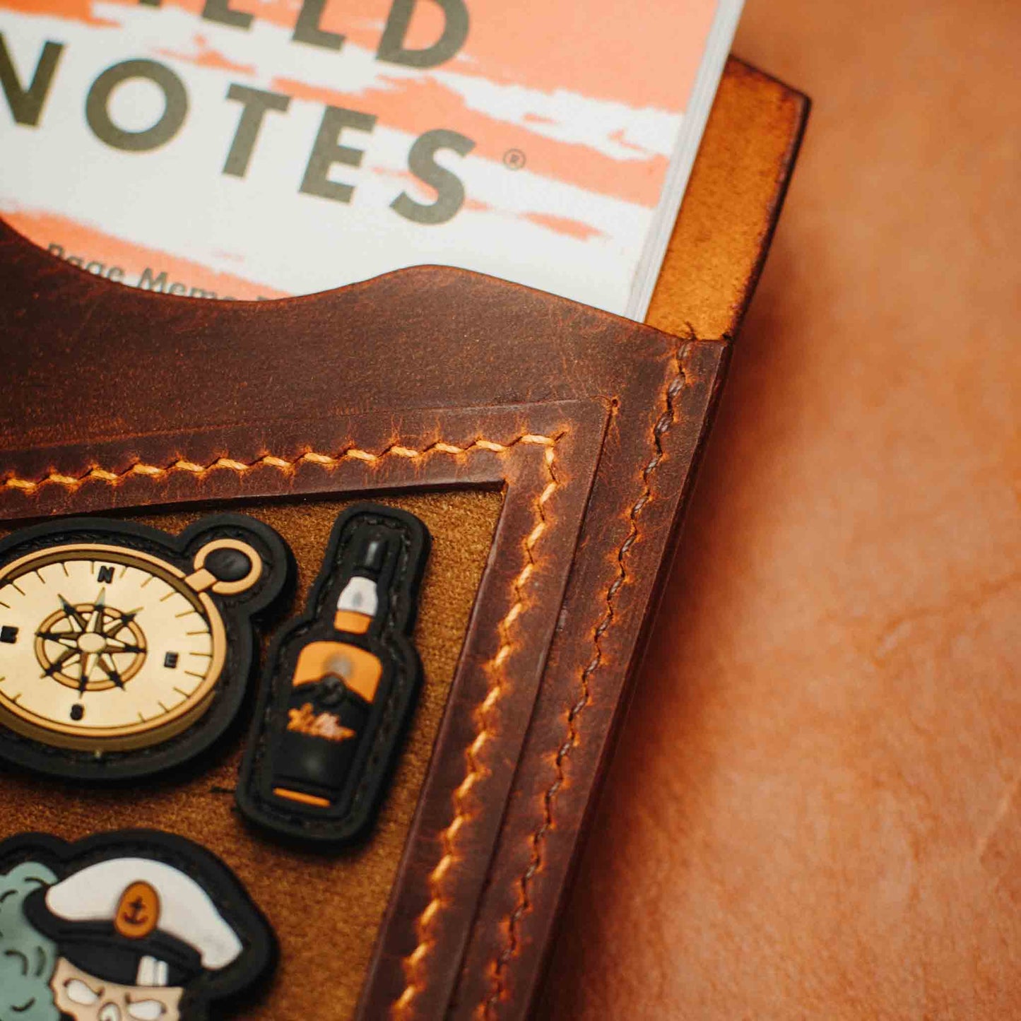 Steersman - Leather EDC Velcro Journal Cover