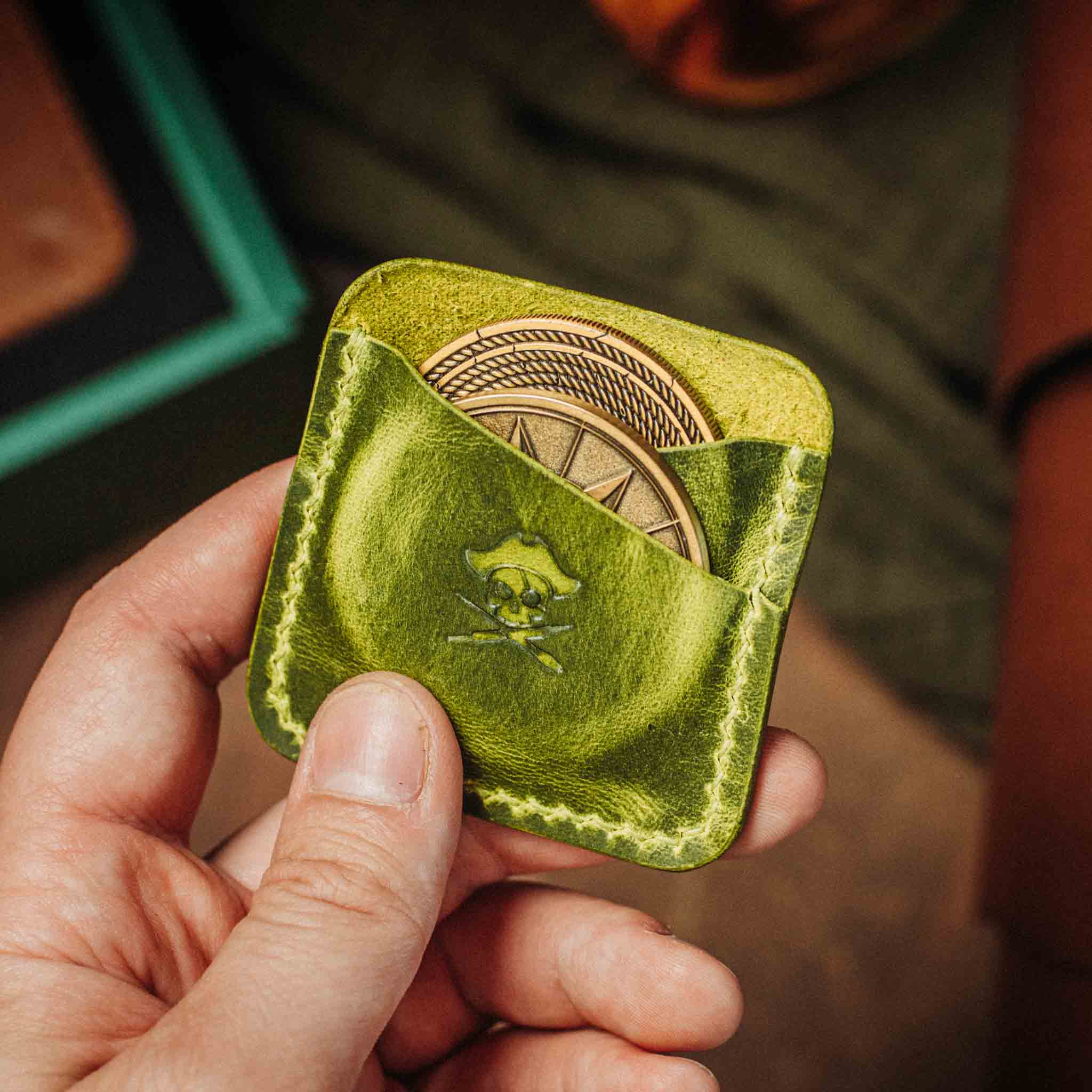 Double Coin Holder - Peso Pocket Duo | Challenge Coin Case