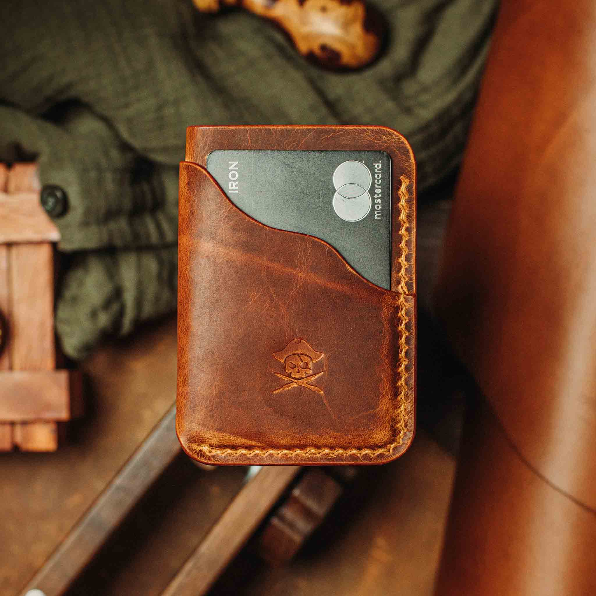 Venturer v2 – Slim Leather Front Pocket Wallet | Pirate Goods
