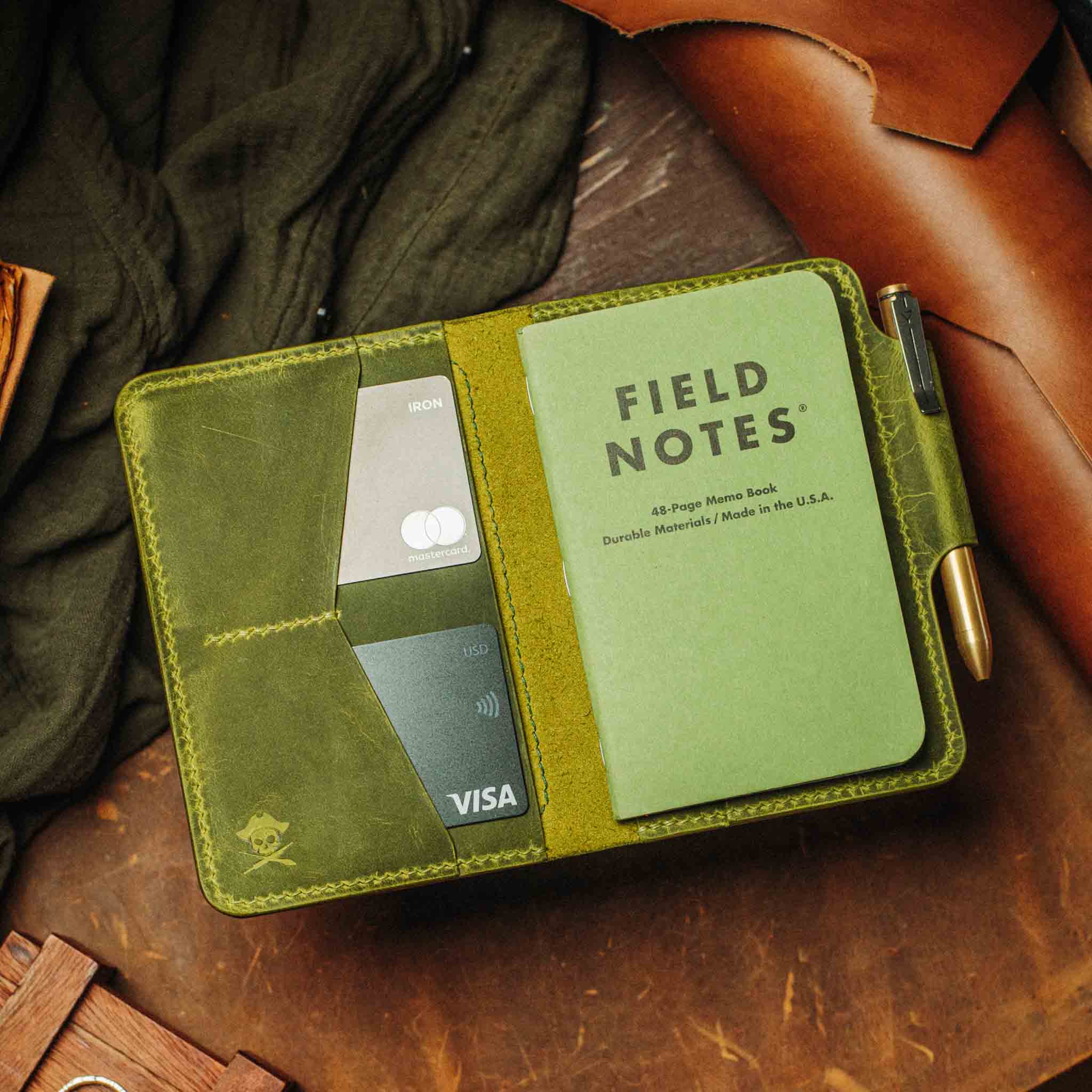 Passport Wallet with Velcro - Pirate Goods Quartermaster v2