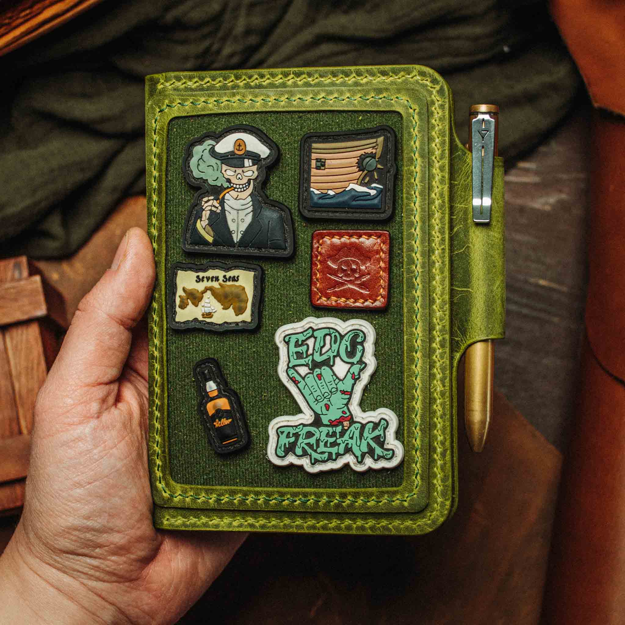 Passport Wallet with Velcro - Pirate Goods Quartermaster v2