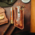 Pirate Goods Sailor v3 Knife Sleeve – Leather EDC Pocket Knife Holder