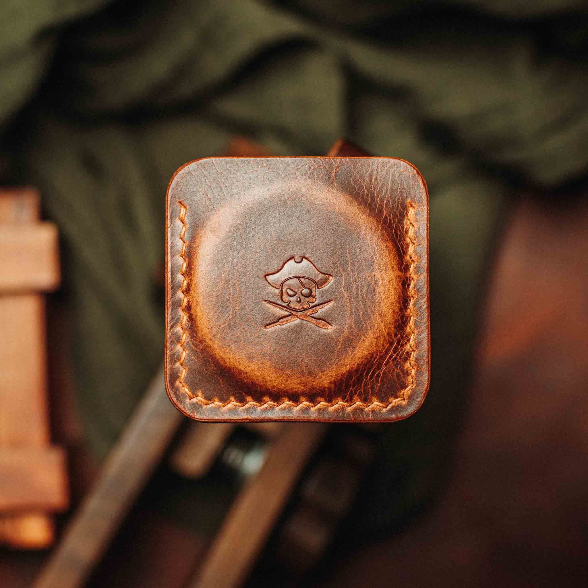 Challenge Coin Holder - Peso Pocket v3 | Leather Coin Case