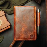 Pirate Goods Quartermaster v4 passport wallet – Badalassi Carlo full-grain leather, handmade in Kyiv