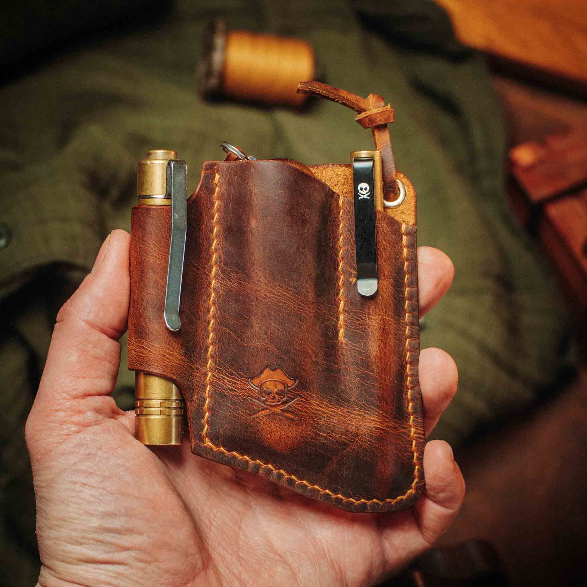 First Mate v3 – Compact Leather EDC Pocket Organizer | Pirate Goods