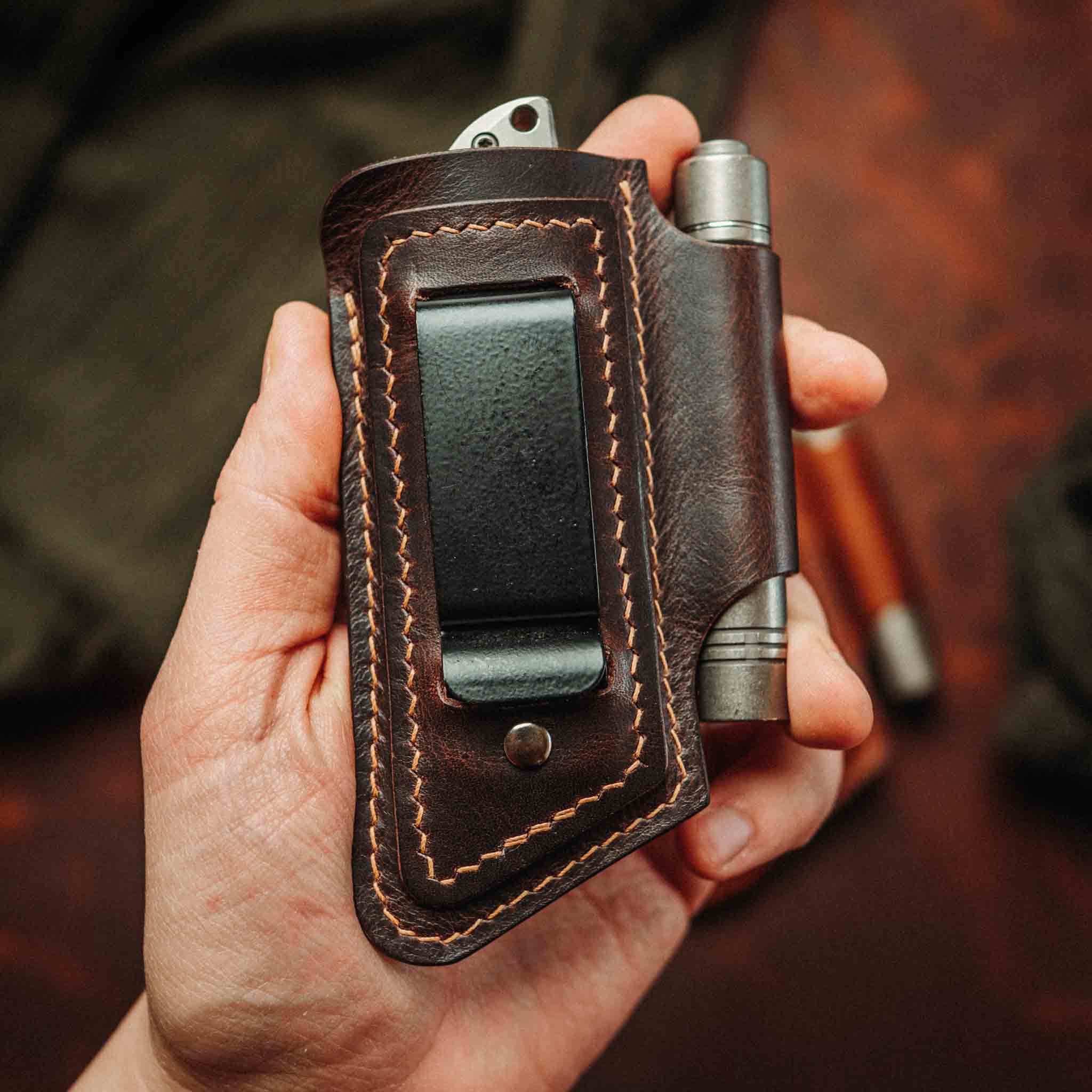 Sailor v5 – Leather Knife Sheath with Belt Clip | Pirate Goods