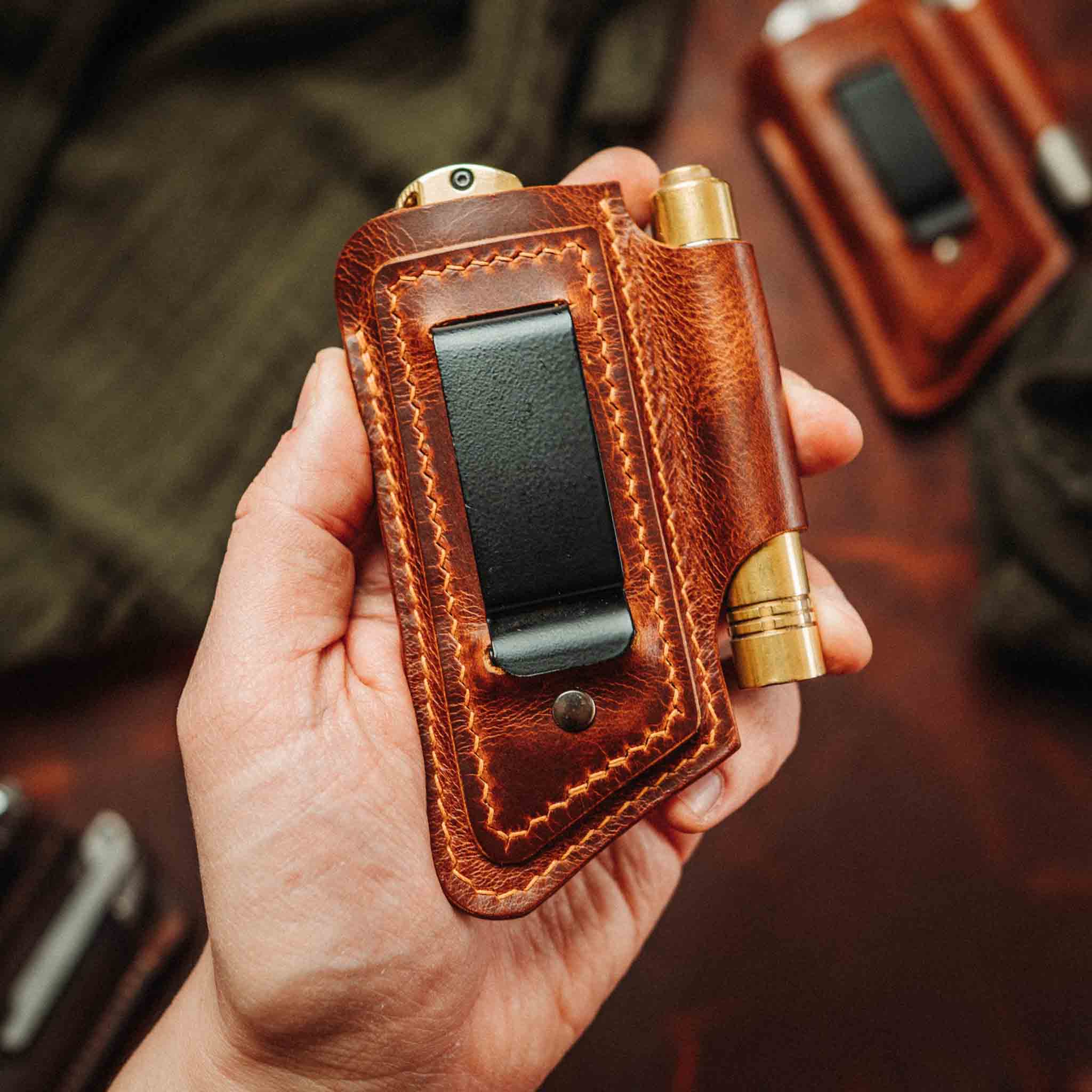Sailor v5 – Leather Knife Sheath with Belt Clip | Pirate Goods