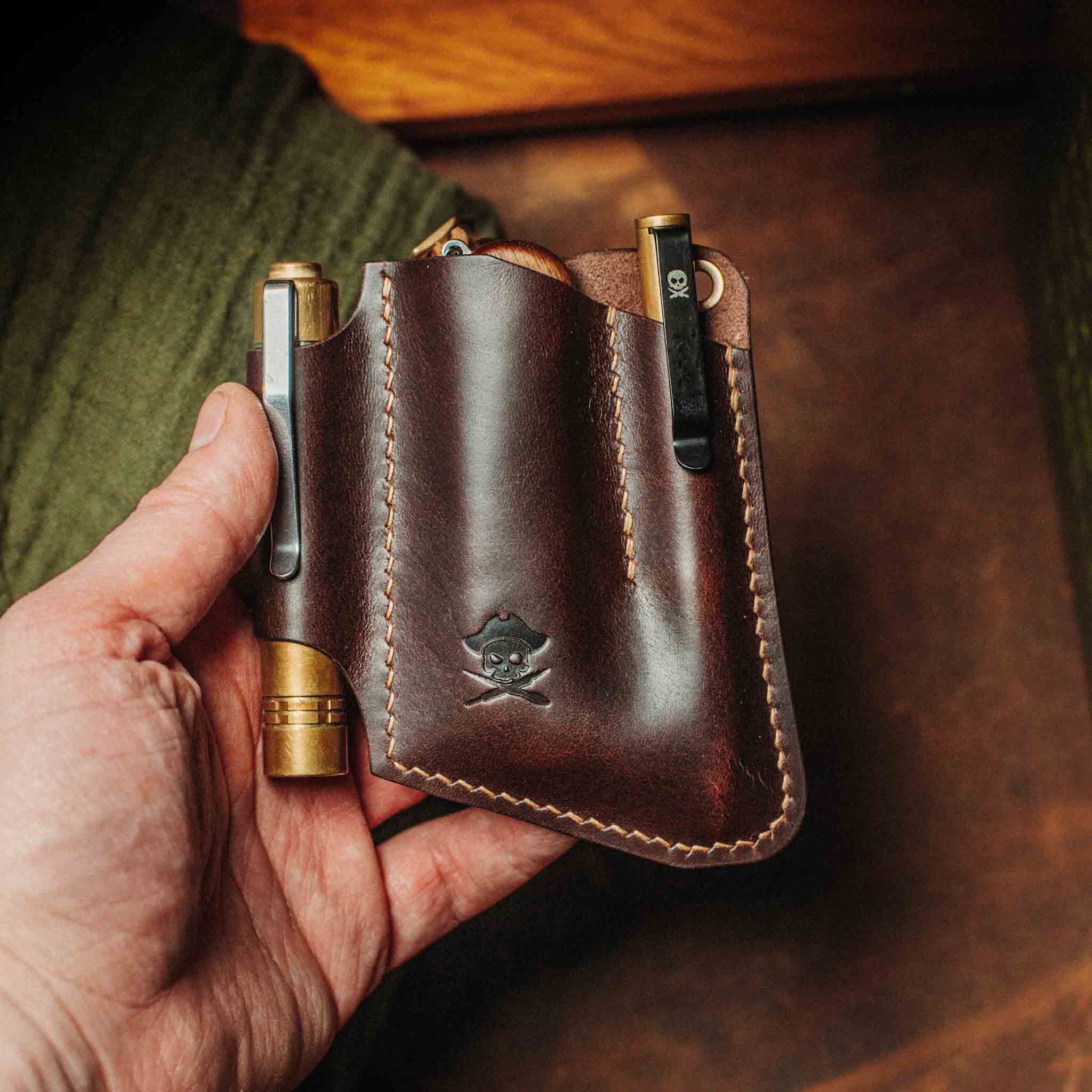 First Mate v3 – Compact Leather EDC Pocket Organizer | Pirate Goods