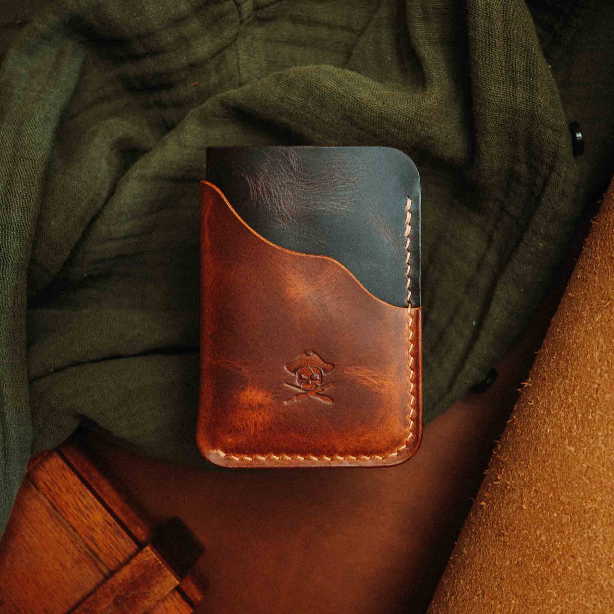 Venturer v2 – Slim Leather Front Pocket Wallet | Pirate Goods