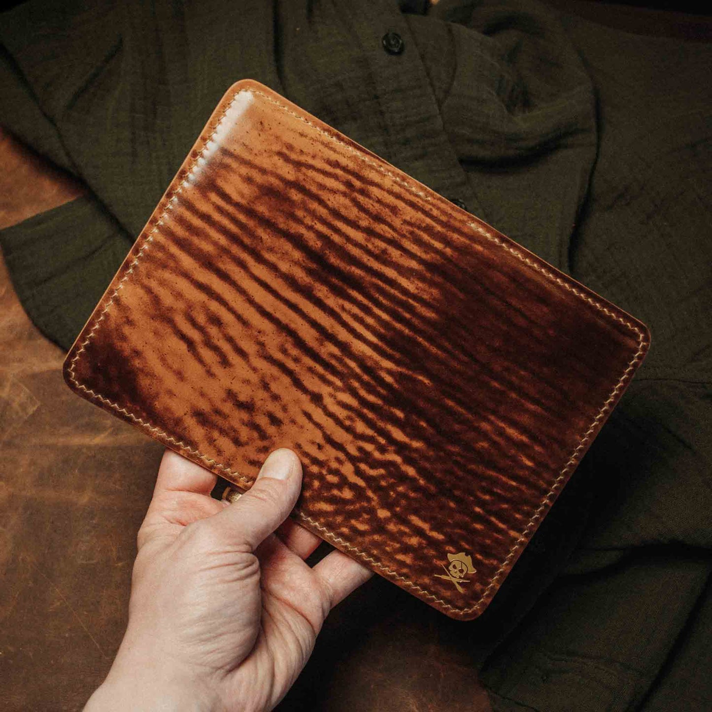 Quartermaster - Shell Cordovan in Marbled Brown