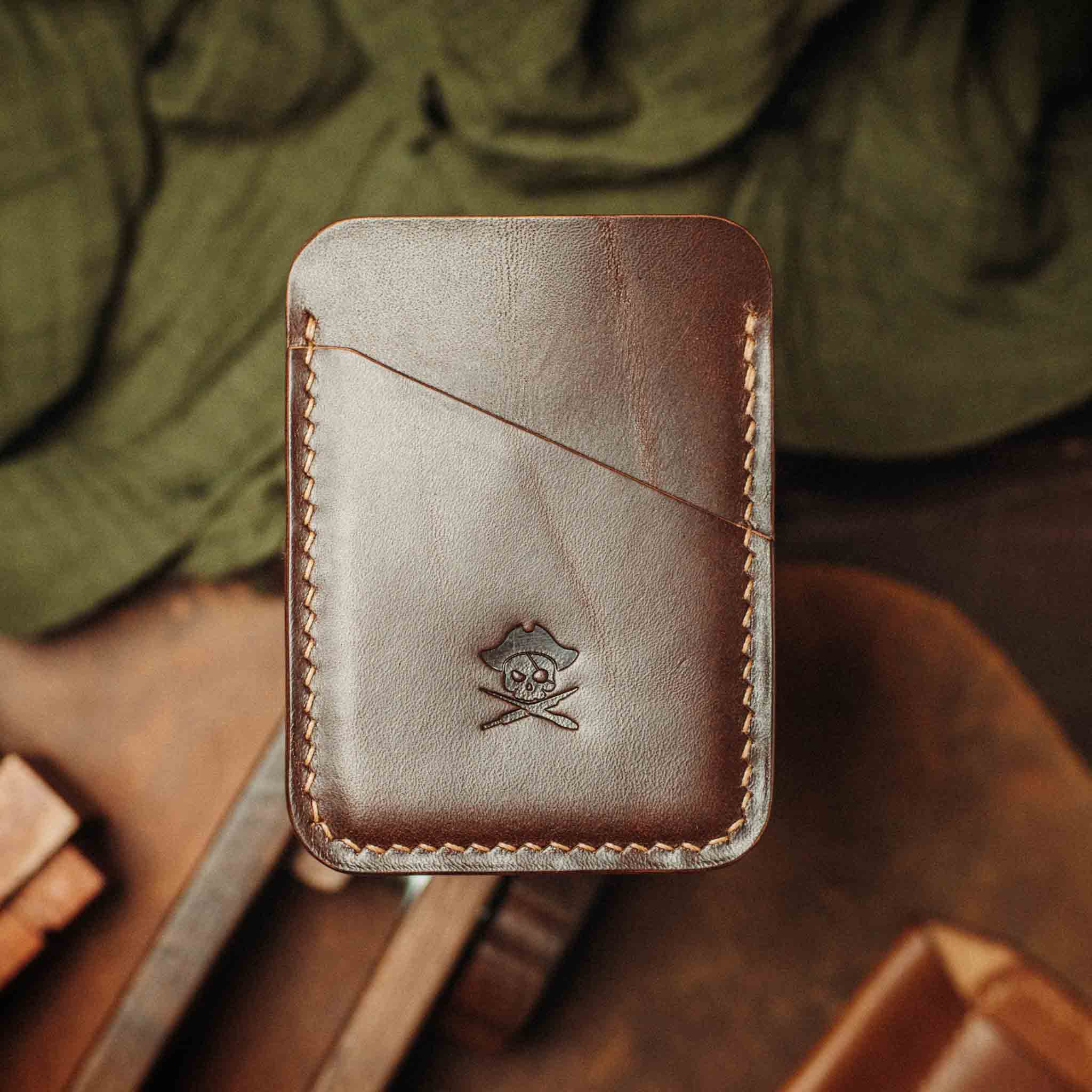 Boatswain v3 – Minimalist Leather Card Holder | Pirate Goods