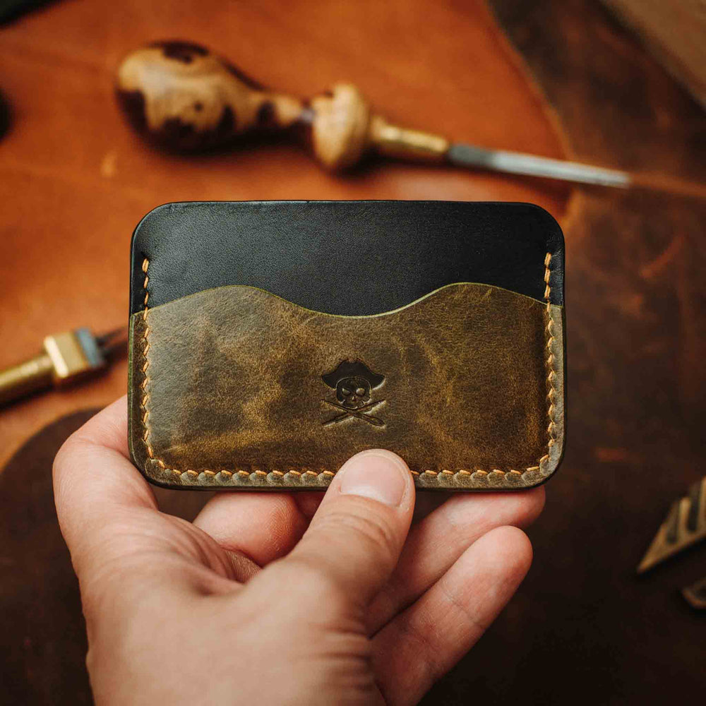 
                  
                    Drunken Boatswain v2 - Slim EDC Leather Wallet
                  
                