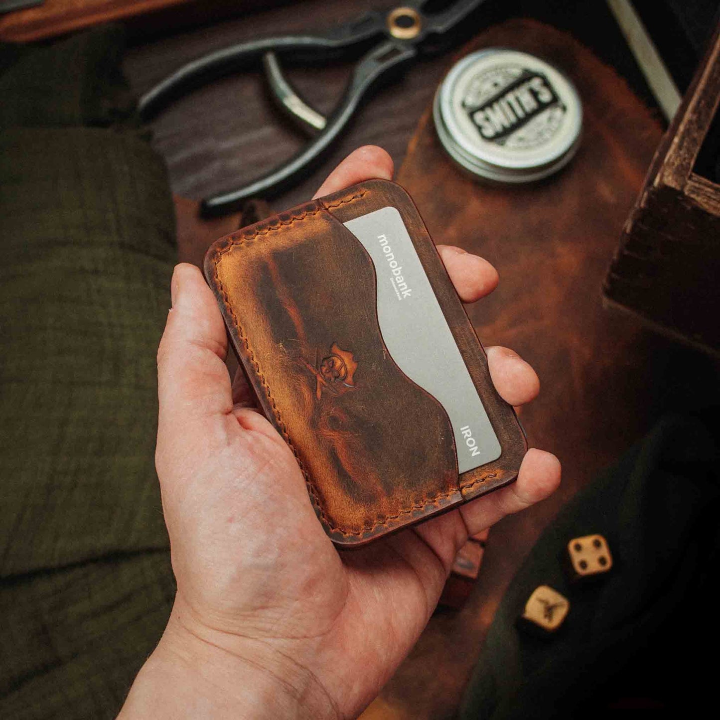 
                  
                    Drunken Boatswain v2 - Slim EDC Leather Wallet
                  
                