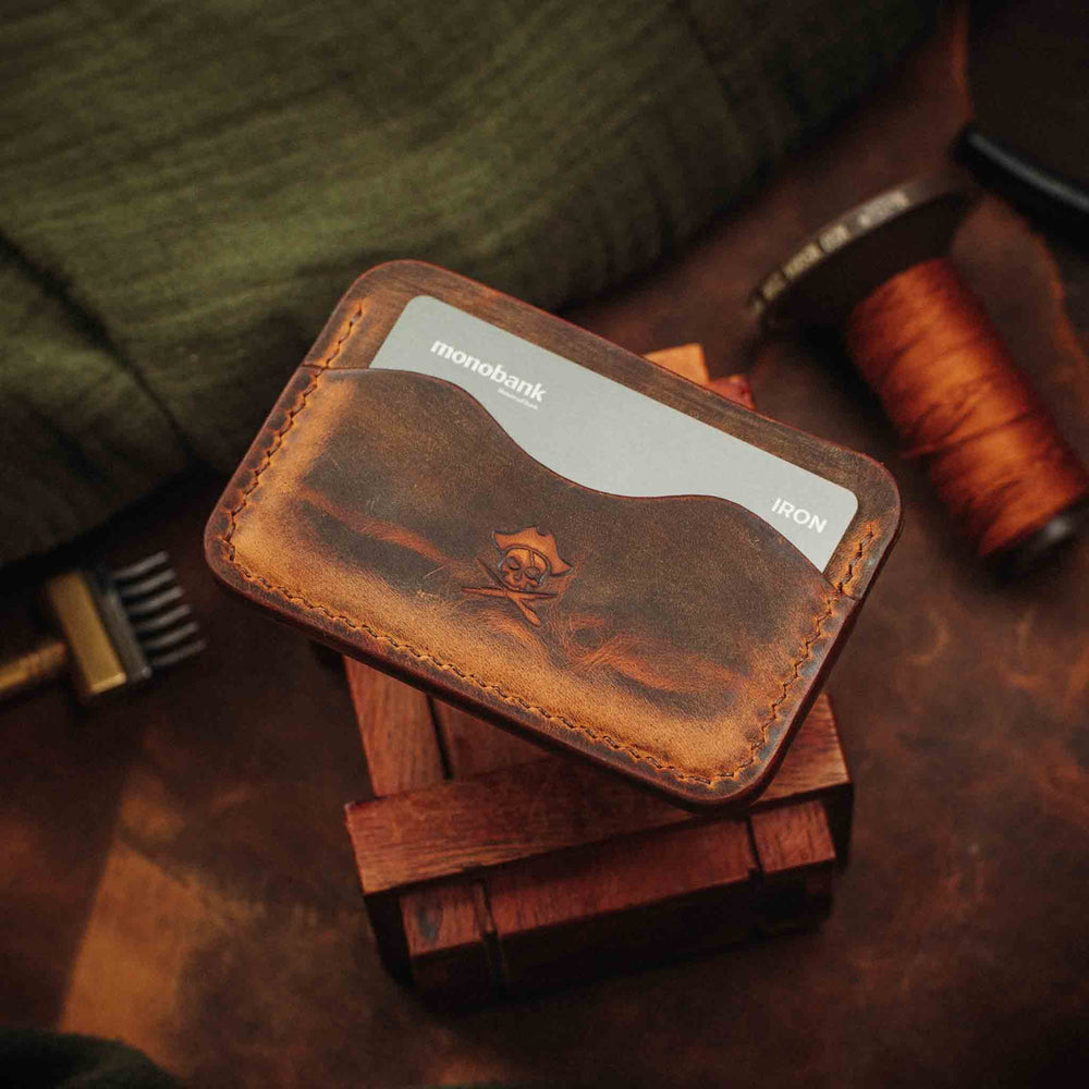 Drunken Boatswain v2 - Slim EDC Leather Wallet