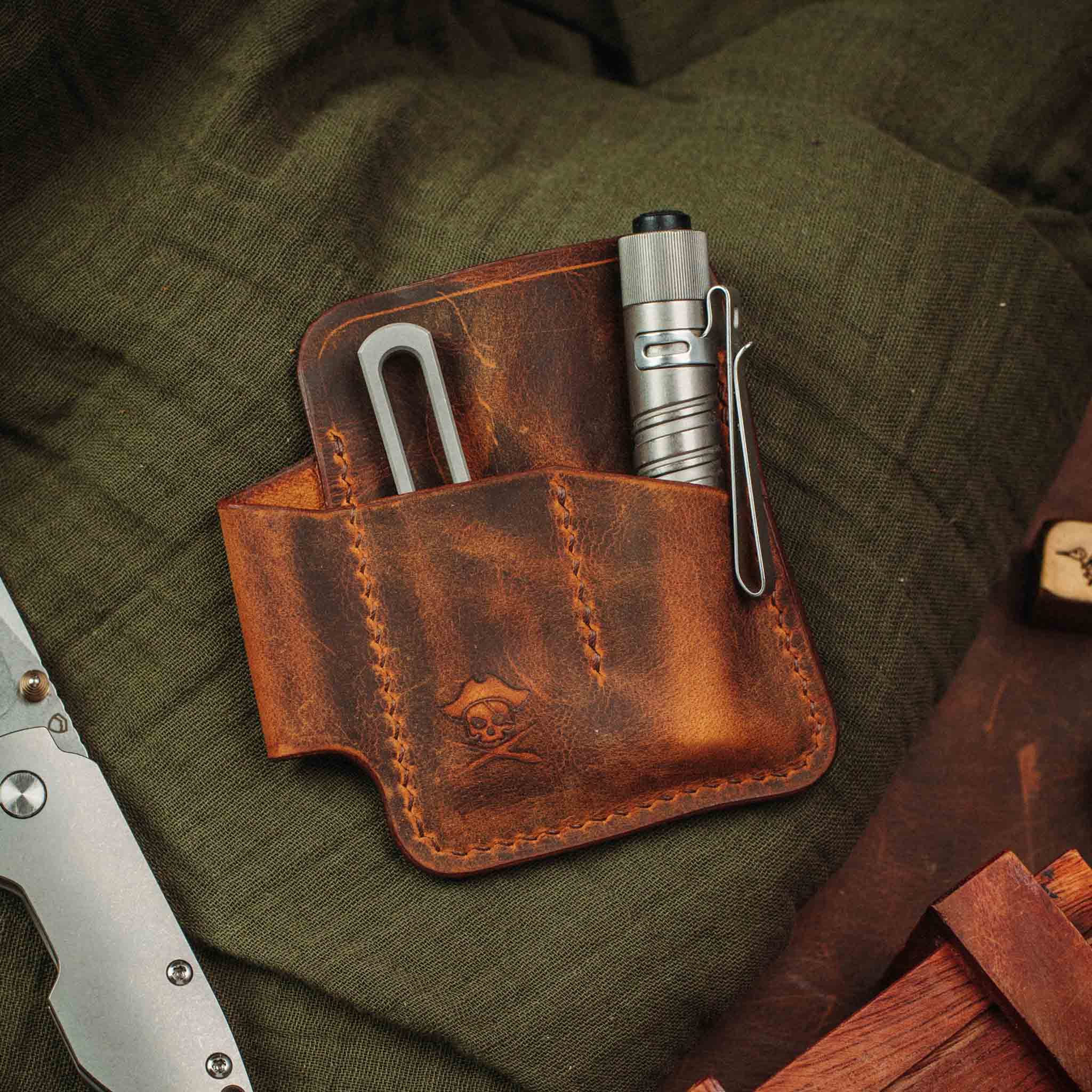 Small Pocket Organizer - First Mate Mini | Leather Pocket Slip