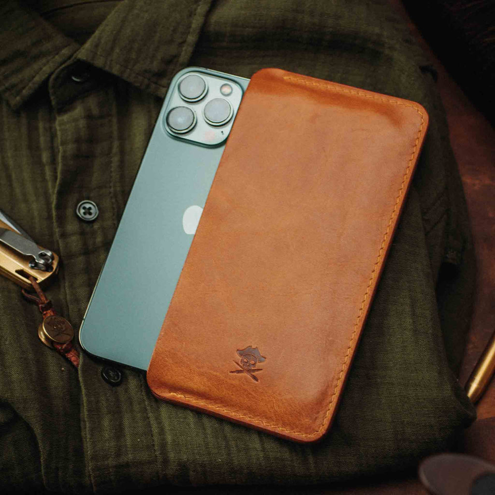 
                  
                    Nautilus - iPhone leather cover with velcro
                  
                