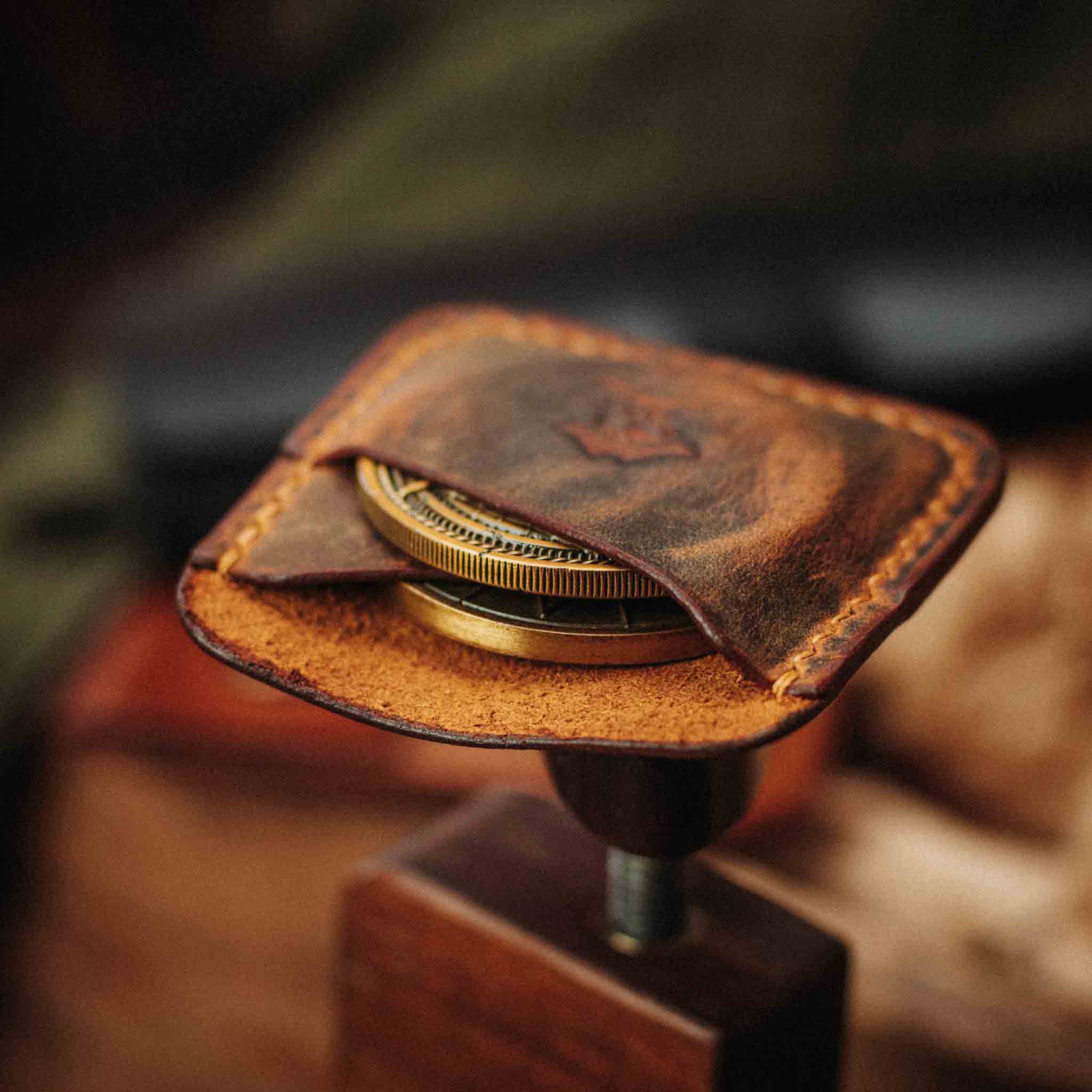 Double Coin Holder - Peso Pocket Duo | Challenge Coin Case