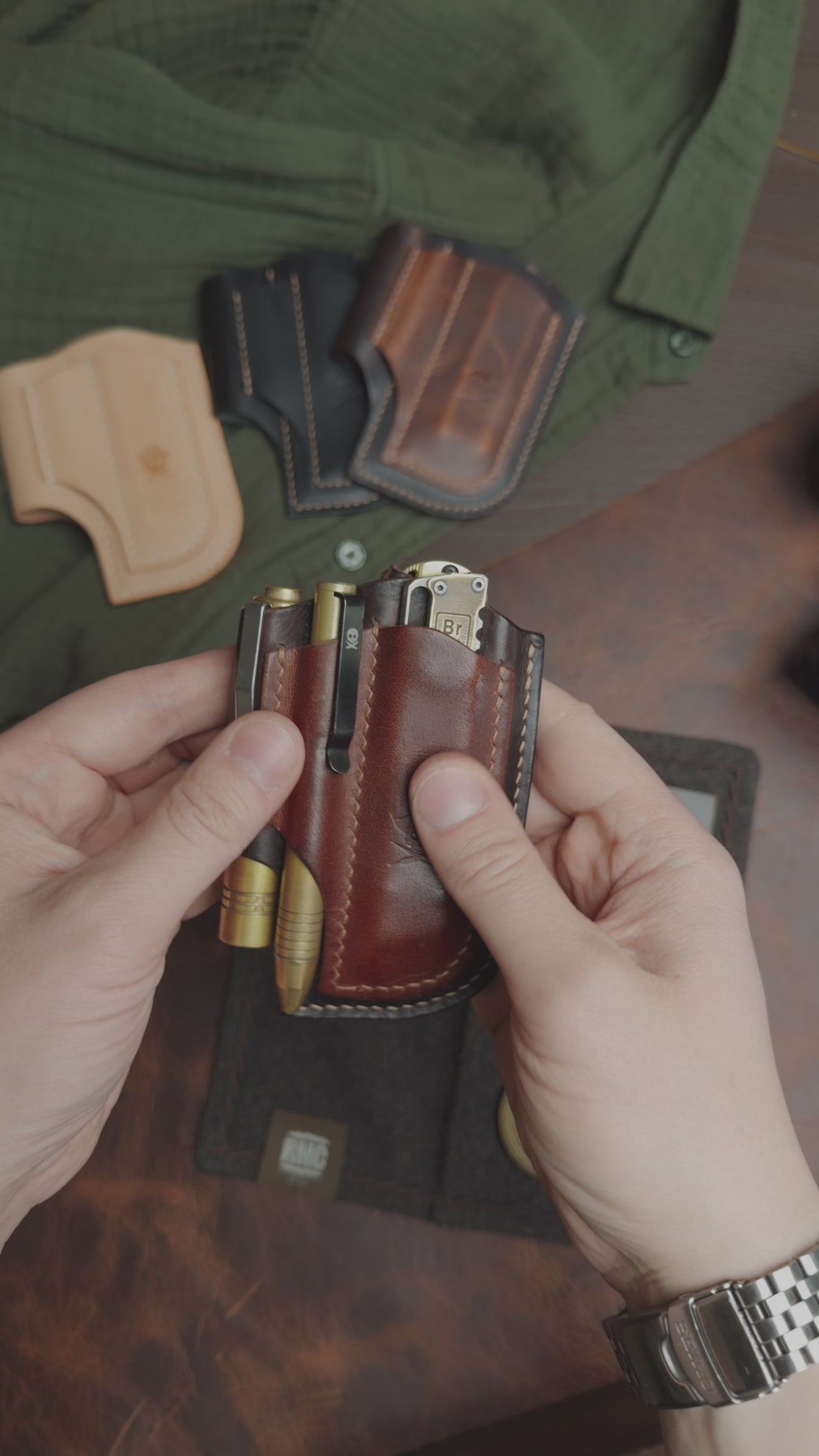 First Mate v4 – Compact Leather EDC Pocket Organizer
