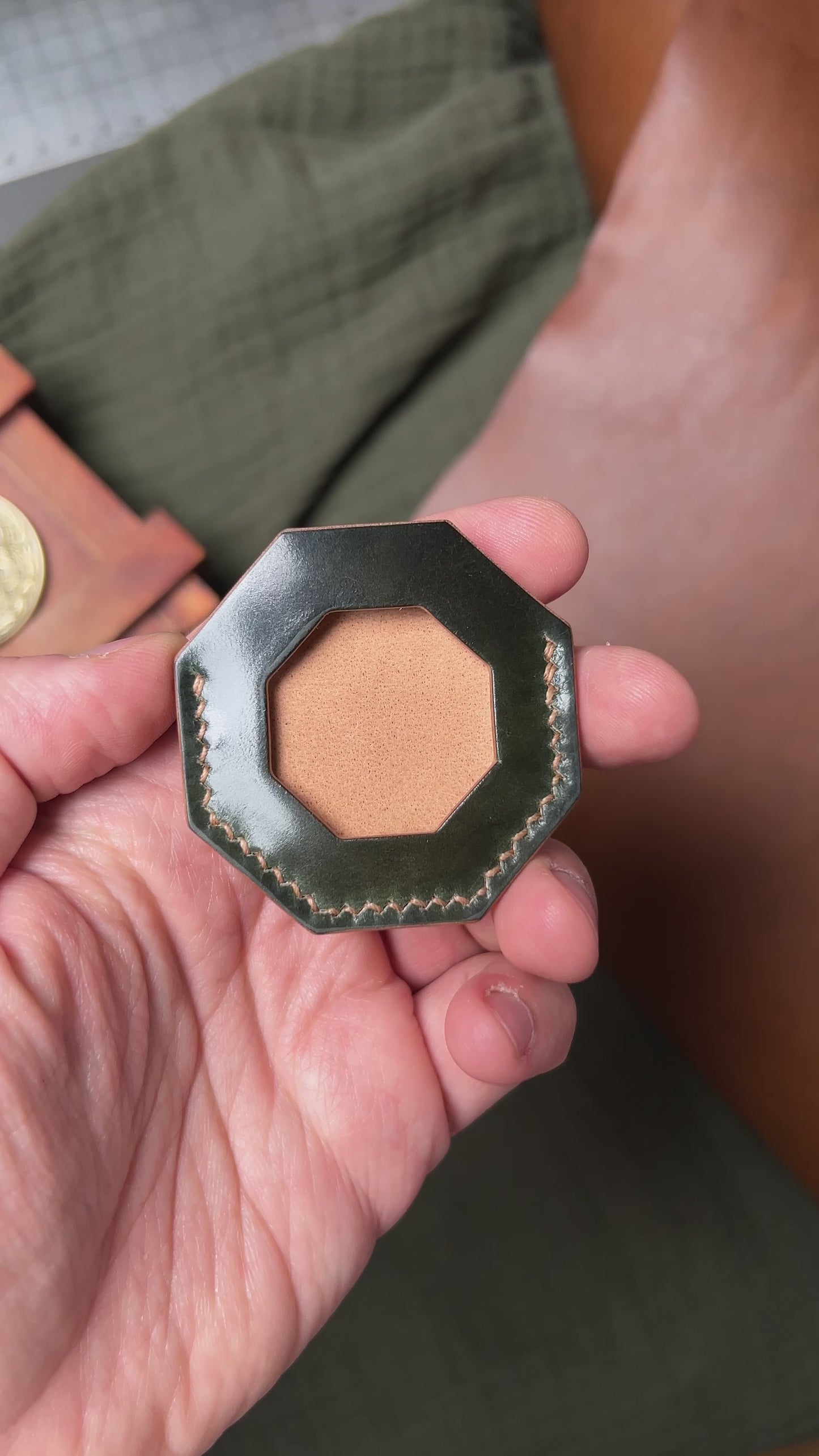 Shell Cordovan Coin Holder - Peso Pocket v4 Light | Premium Challenge Coin Slip