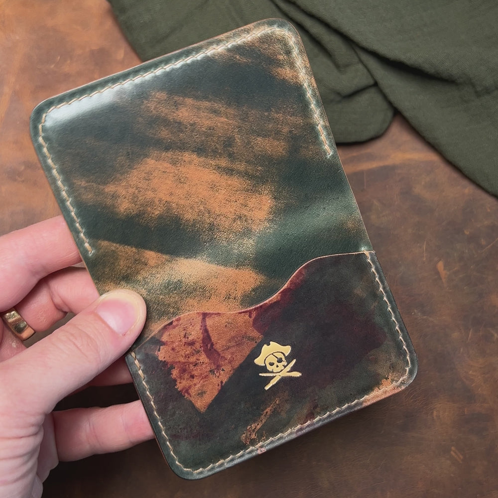 
                  
                    Load and play video in Gallery viewer, Admiral - Shell Cordovan in Marbled Green
                  
                