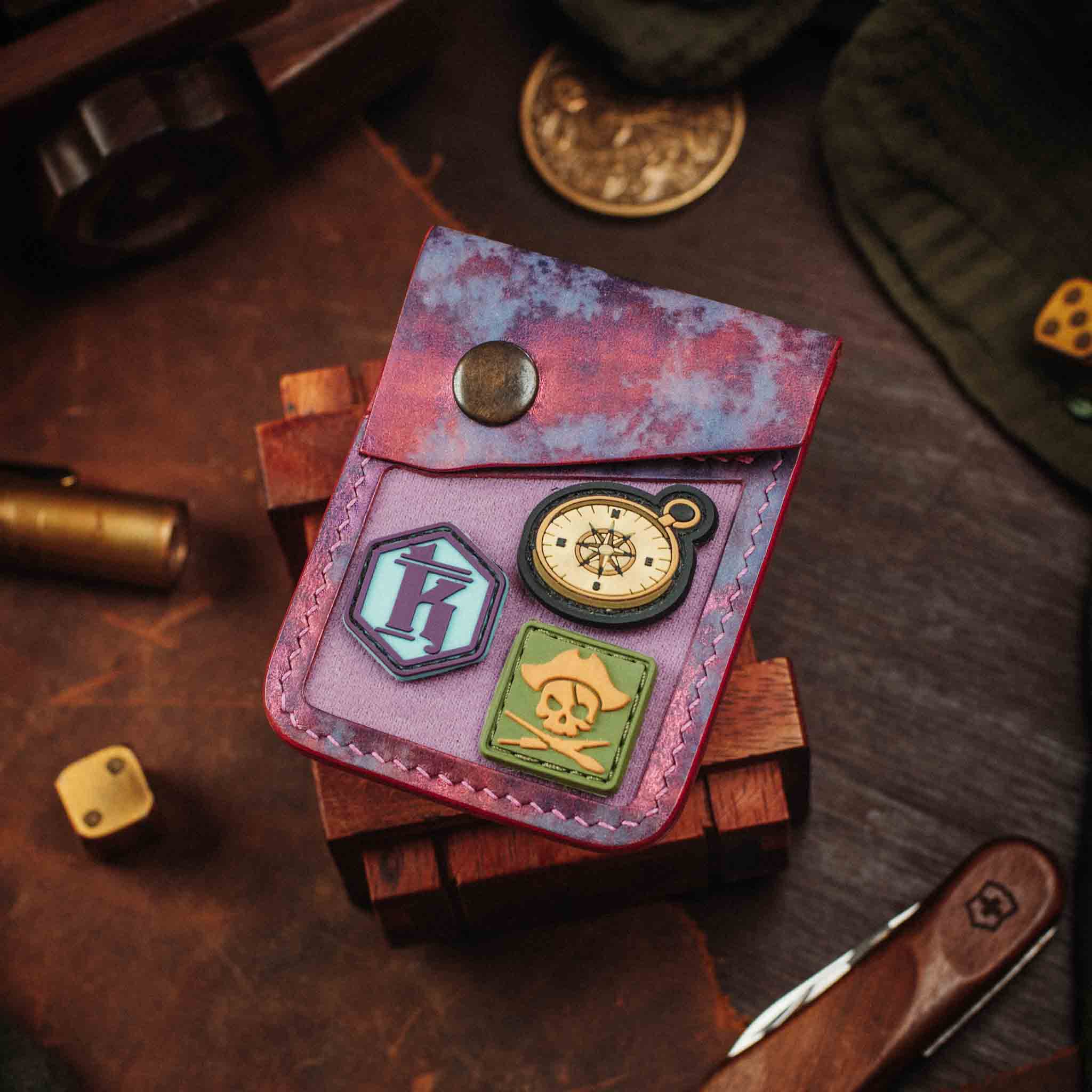 Voyager v2 – Leather Velcro Patch Wallet | Pirate Goods - Pirate Goods
