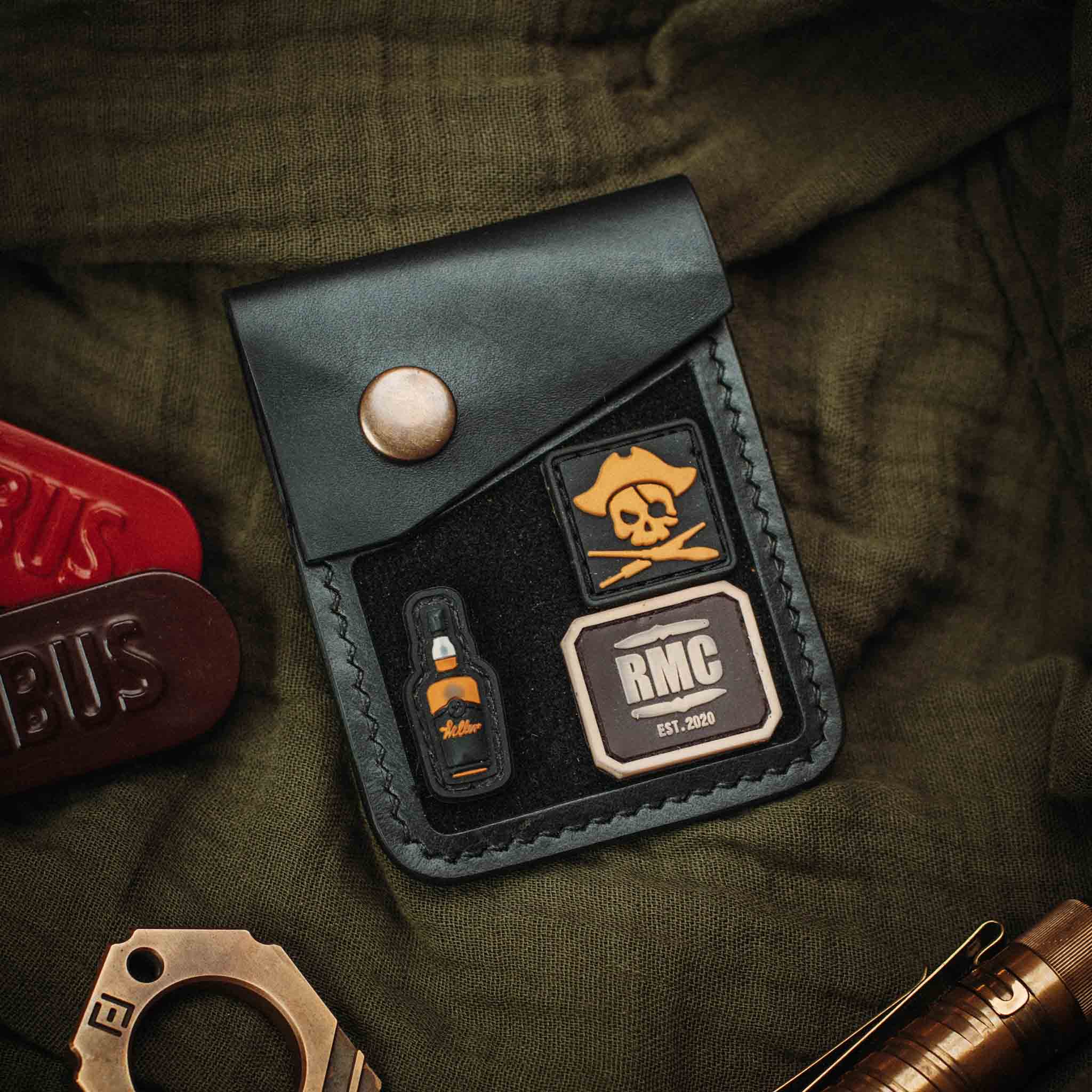 Voyager v2 - Flap EDC Leather Velcro Wallet - Pirate Goods