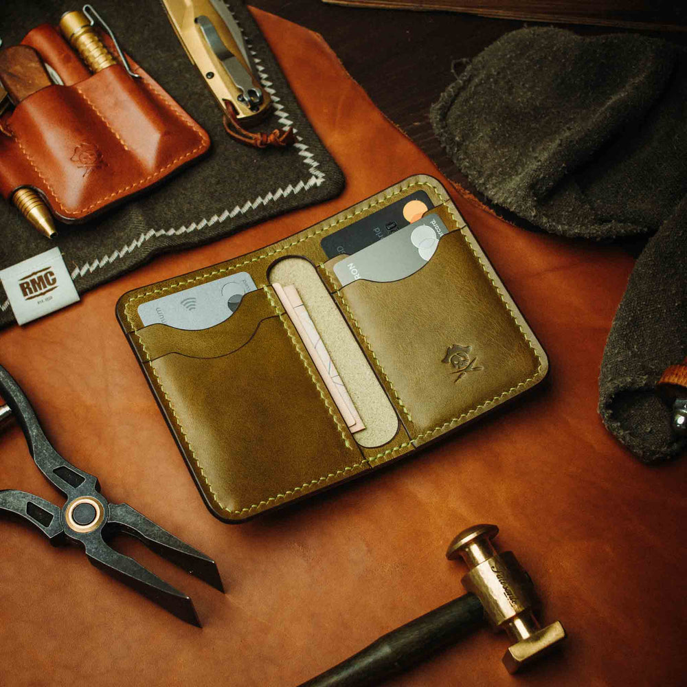 
                  
                    Buccaneer - Bifold Slim EDC Leather Wallet
                  
                