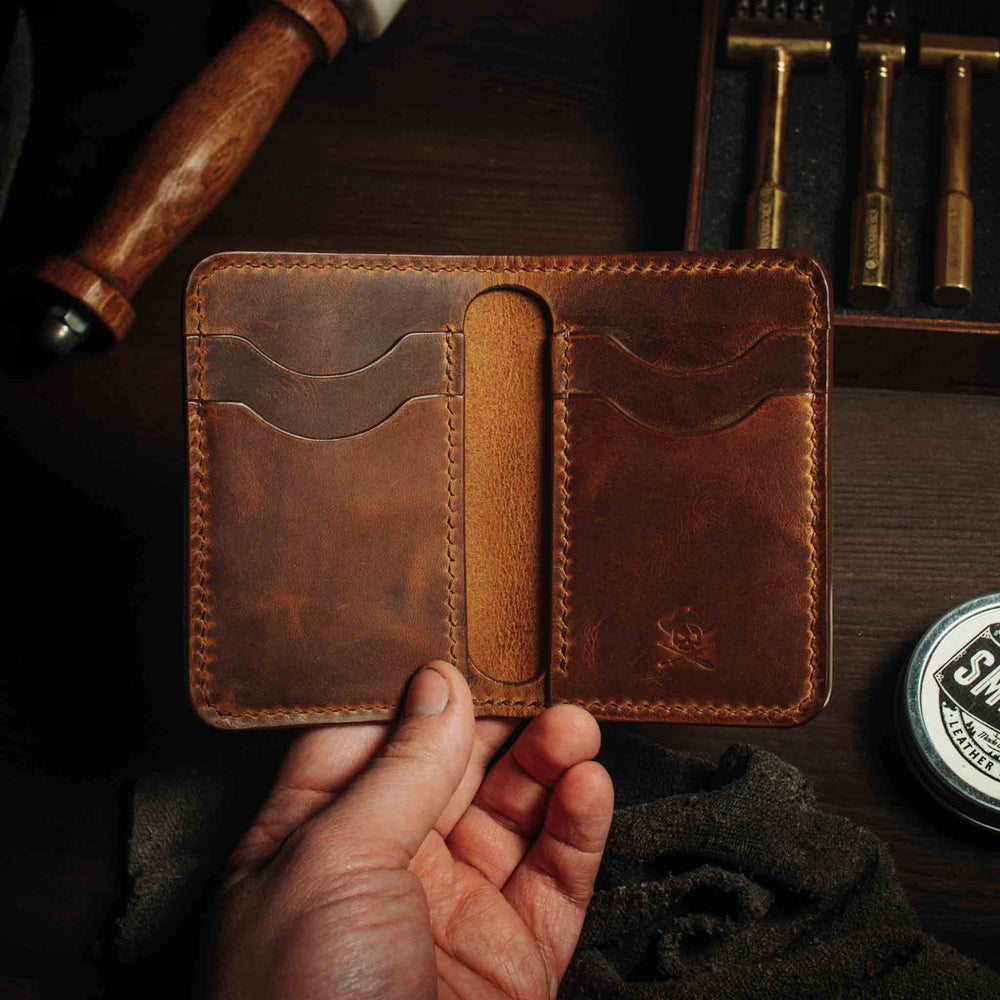 
                  
                    Buccaneer - Bifold Slim EDC Leather Wallet
                  
                