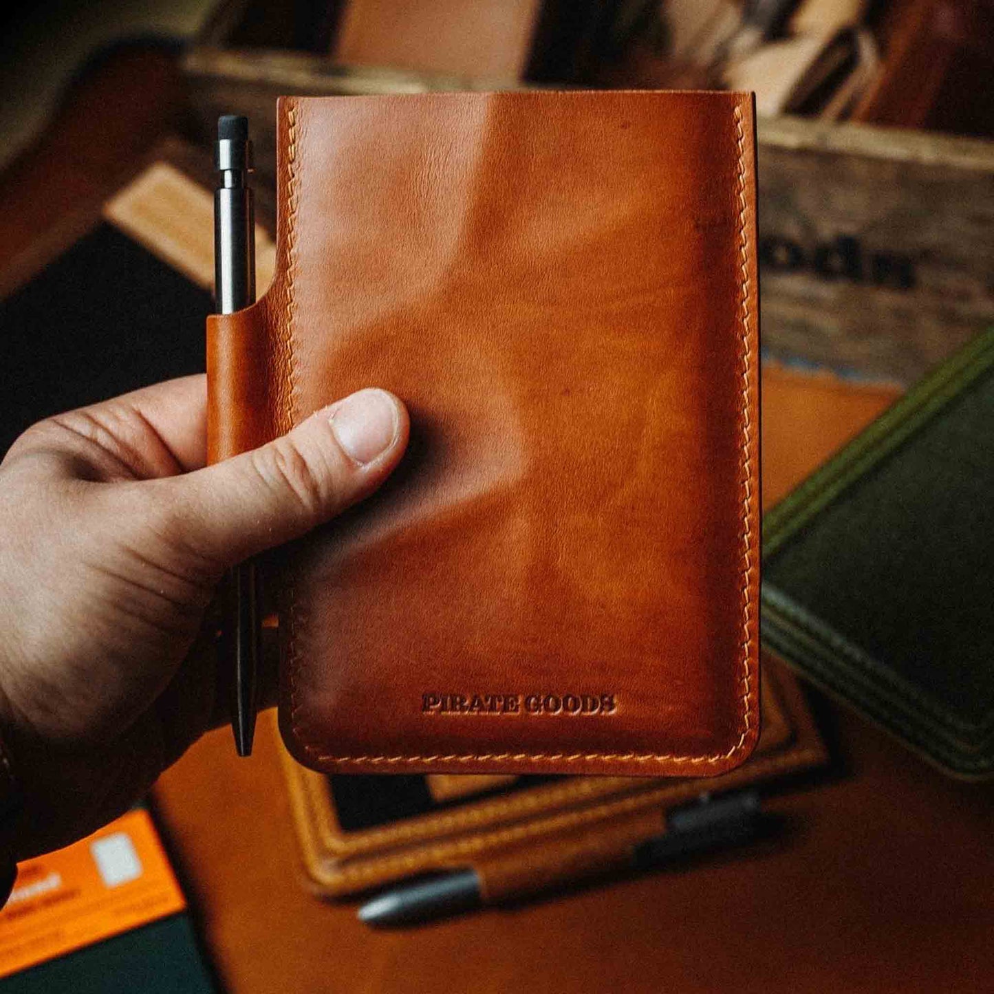 
                  
                    Helmsman - Leather Journal Cover With Velcro
                  
                