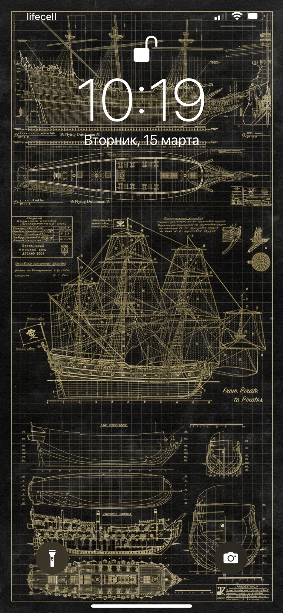 real pirate ship blueprints