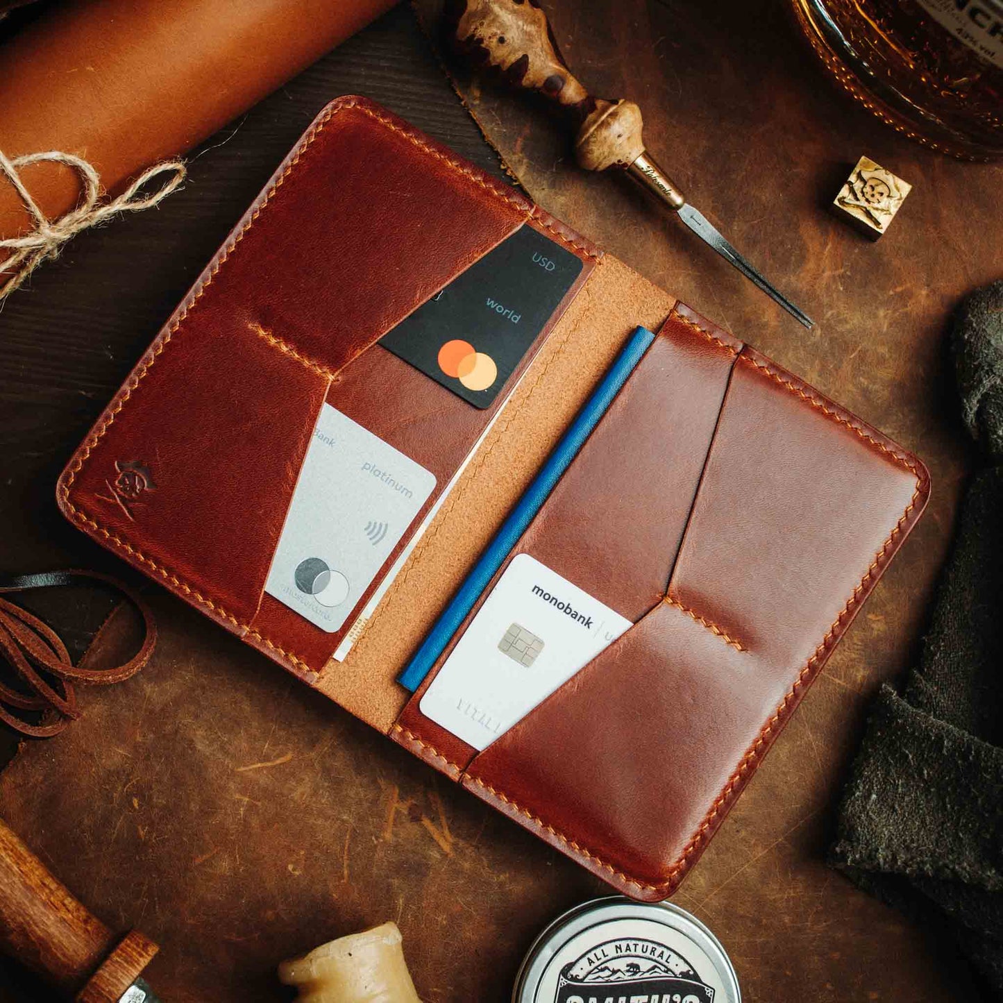 
                  
                    Quartermaster v2 - Passport EDC Leather Travel Wallet
                  
                