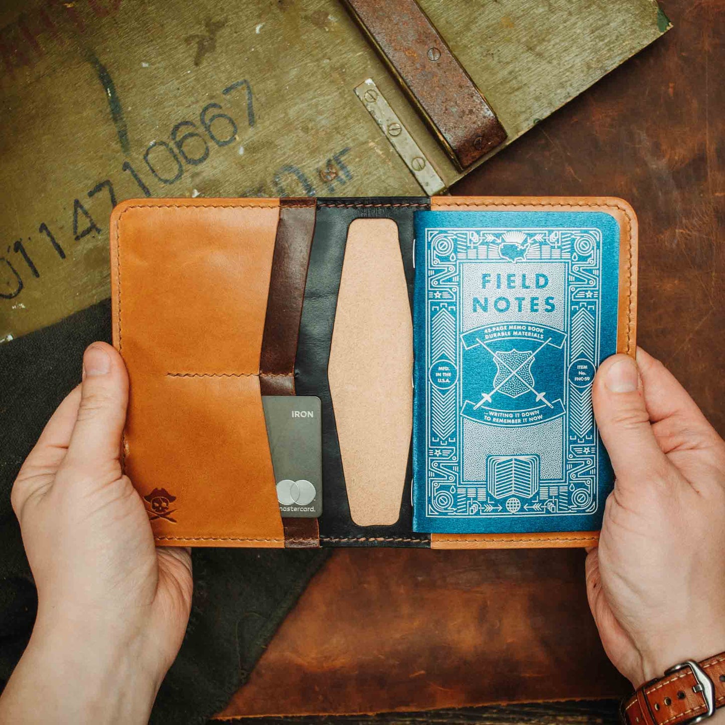 Quartermaster v3 - Leather Passport Wallet