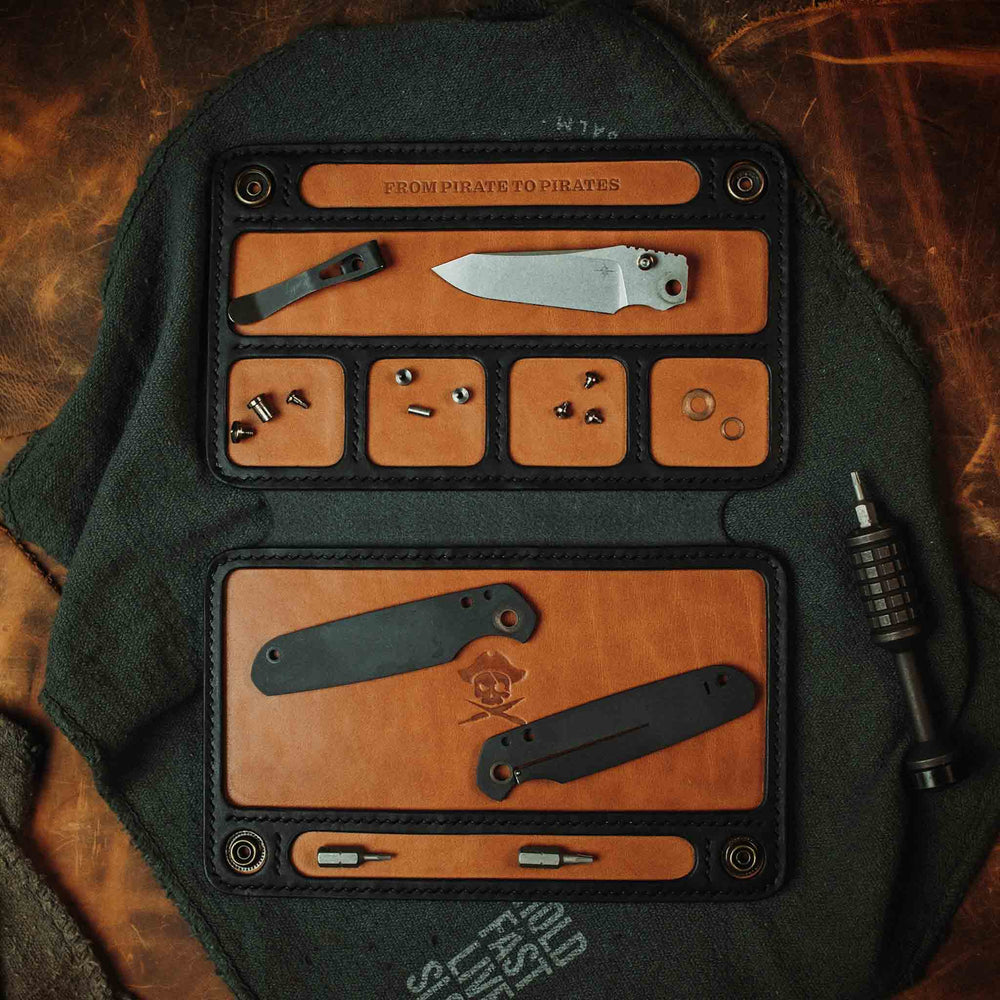 Shipyard - Knife Maintenance Workspace in Black & Tan