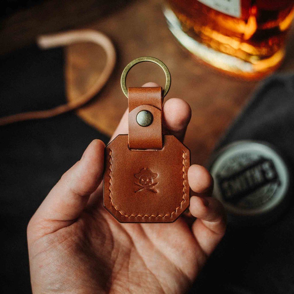 
                  
                    The Compass - Apple airtag EDC leather keychain
                  
                