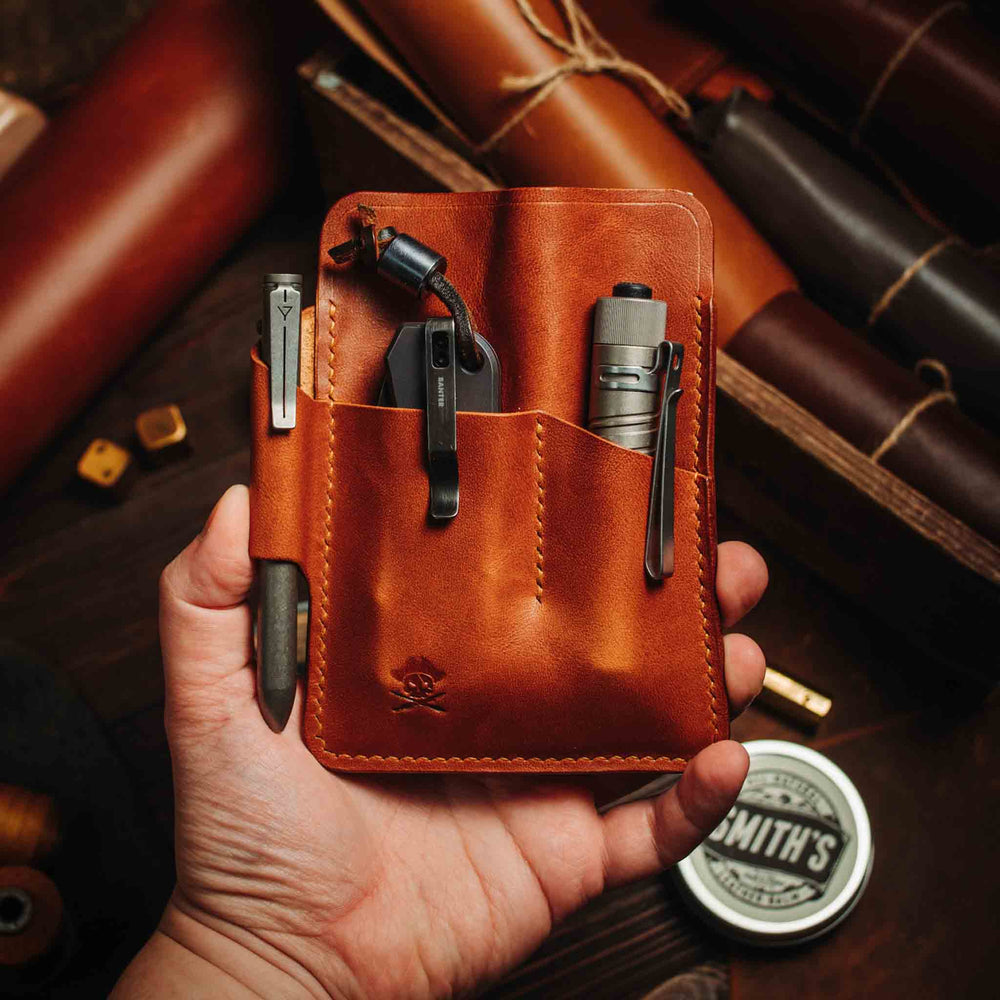 
                  
                    The First Mate Fatty - Pocket Leather EDC Organizer
                  
                