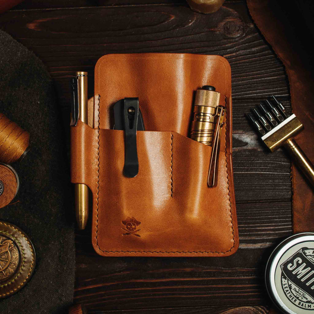 
                  
                    The First Mate Fatty - Pocket Leather EDC Organizer
                  
                