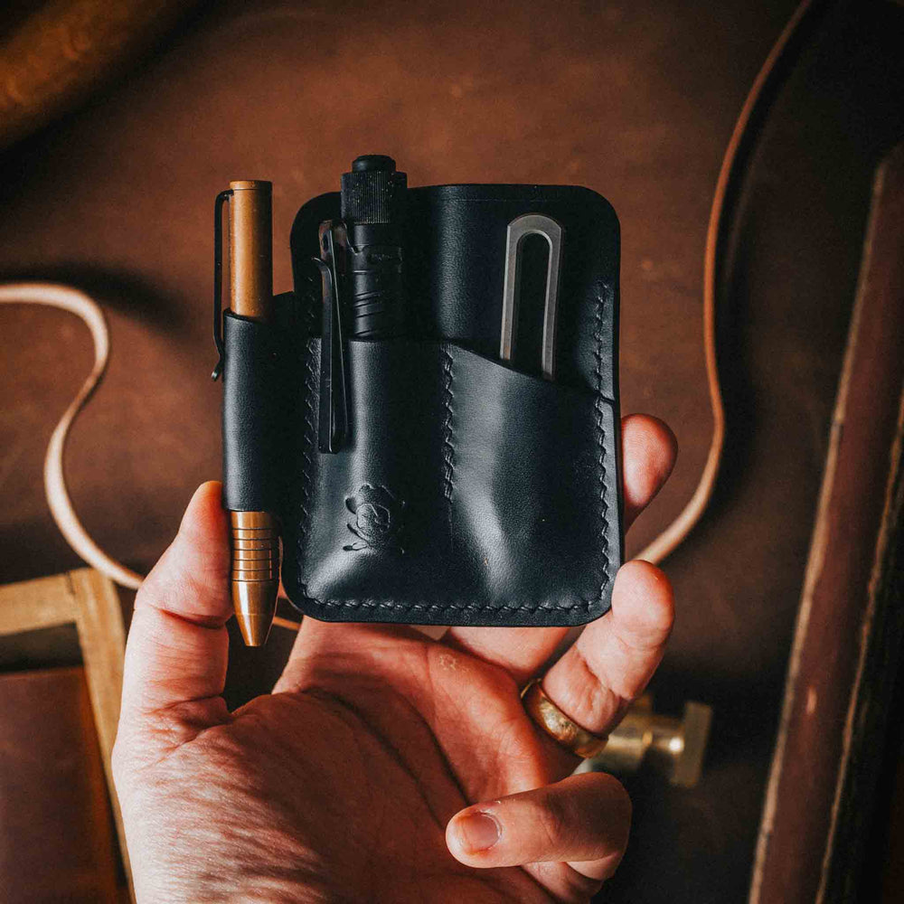 The First Mate Fatty - Pocket Leather EDC Organizer - Pirate Goods