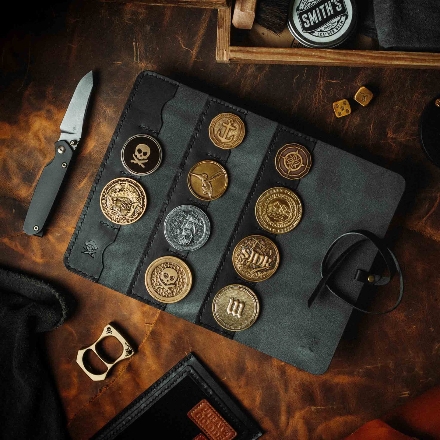 
                  
                    The Peso Pouch 12 - Challenge coin leather pouch
                  
                