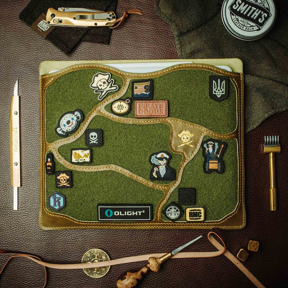 
                  
                    Treasure Map - iPad leather cover with velcro
                  
                