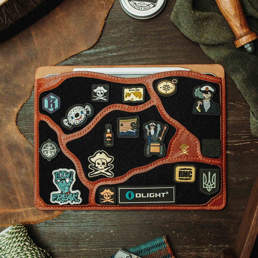 
                  
                    Treasure Map - iPad leather cover with velcro
                  
                